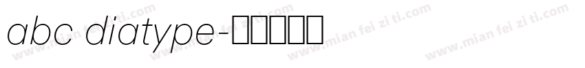 abc diatype字体转换